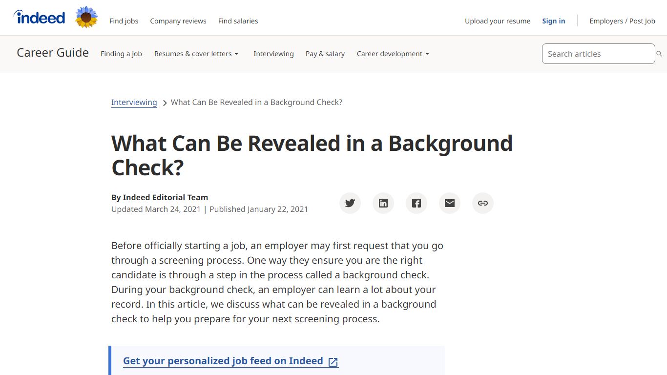 What Can Be Revealed in a Background Check? | Indeed.com